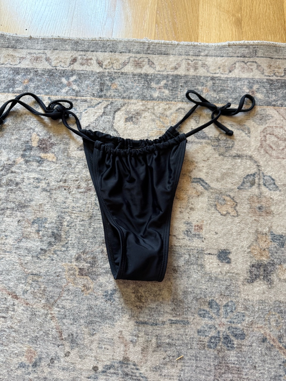 Black bikini bottoms